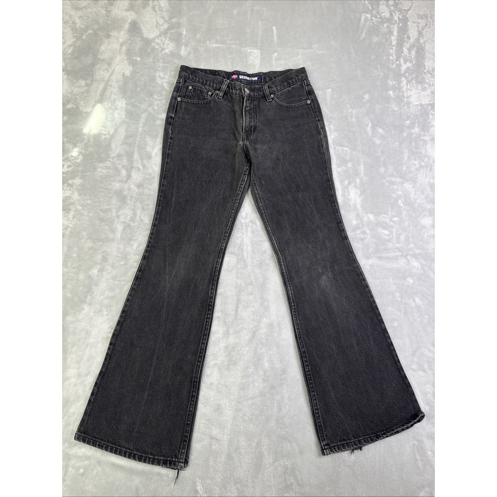 vintage Seduction black denim jeans Women's Size 7 Flare